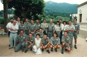 L'equip del Parc, l'any 1996. Foto: CPSN